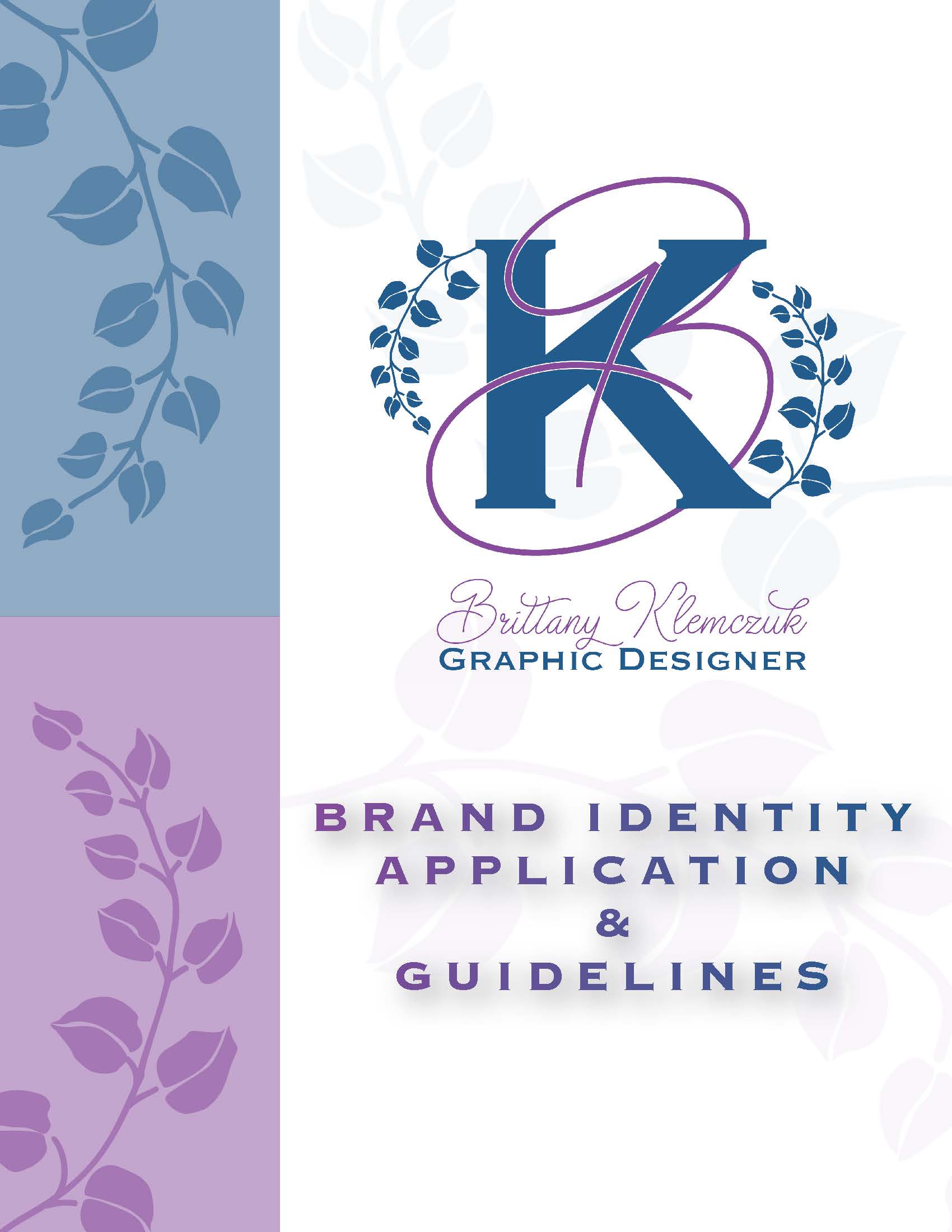 My Brand Identity Application and Guidelines